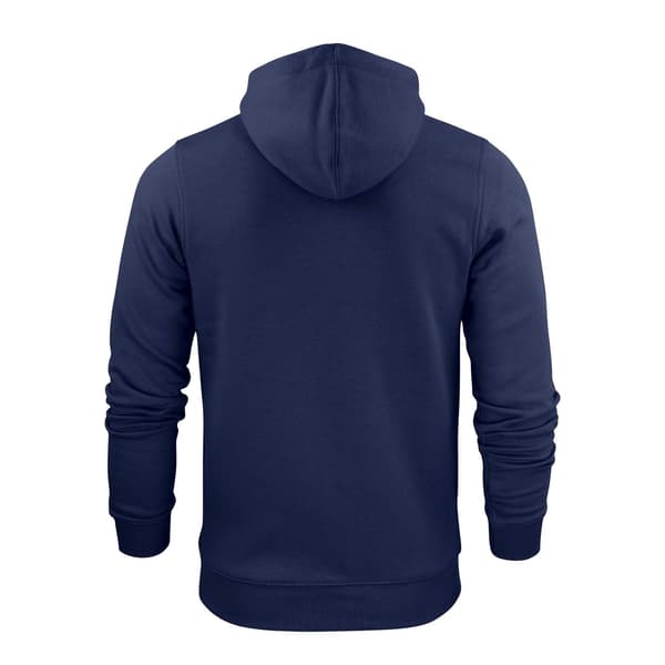 Printer Herr Enfärgad Huvtröja med Hel Dragkedja L Mörkblå Dark Navy L