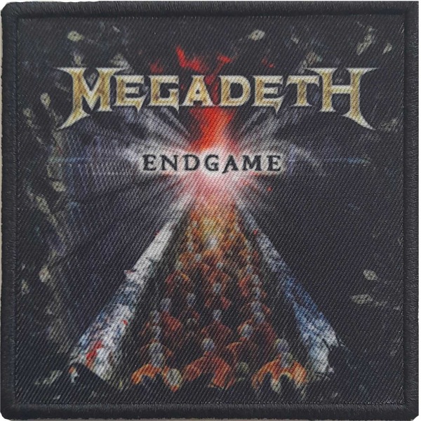 Megadeth Endgame Iron On Patch One Size Svart/Brun Black/Brown One Size
