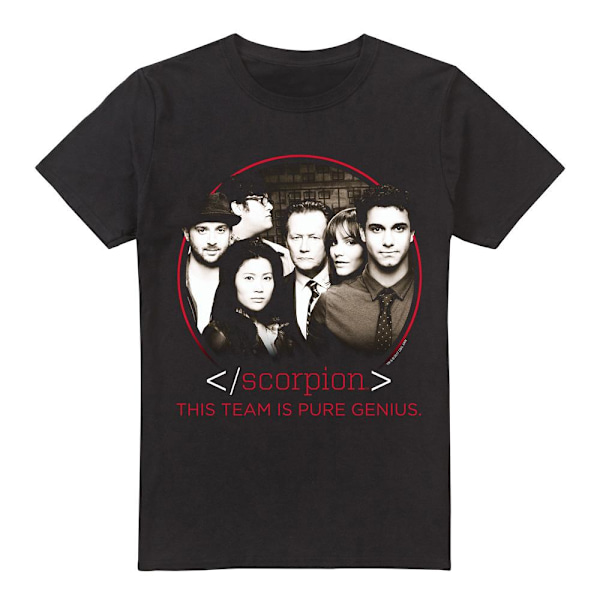 Scorpion Herr Cast T-Shirt 4XL Svart Black 4XL