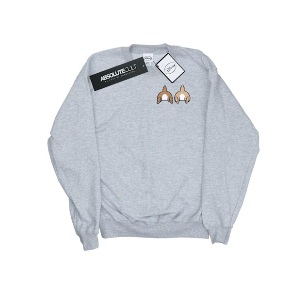 Disney Mens Chip N Dale Bakre Brösttryck Sweatshirt 5XL Sp Sports Grey 5XL