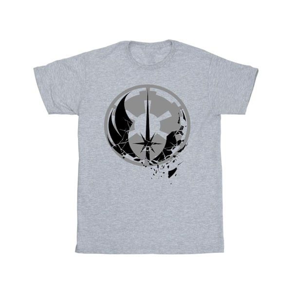 Star Wars Herr Obi-Wan Kenobi Fractured Logos T-shirt 5XL Sport Sports Grey 5XL