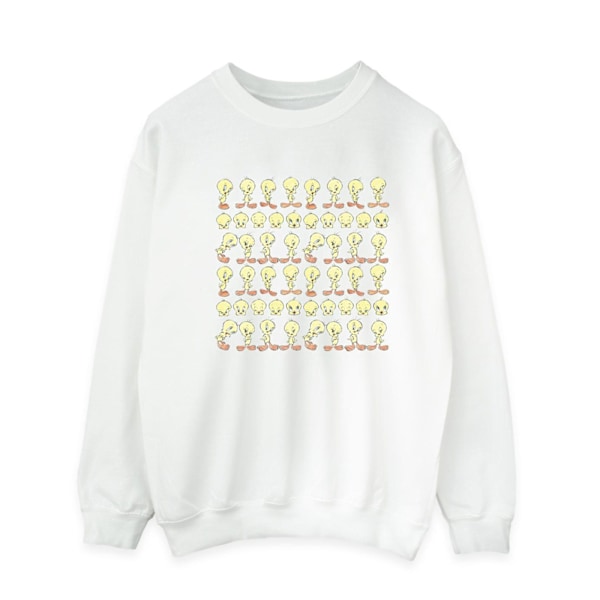 Looney Tunes Tweety Repeat Sweatshirt för män 4XL Vit White 4XL