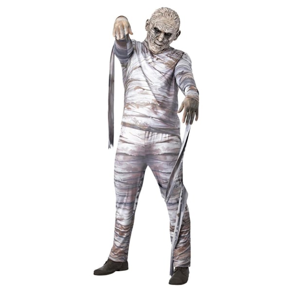 Universal Monsters Unisex Vuxen Mumie Kostymset M R Vit White M R