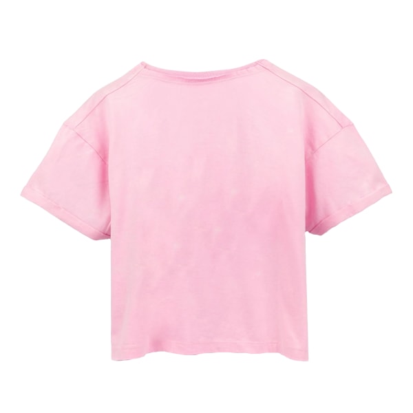Barbie Dam/Dam Distressed Logo Crop Top XXL Rosa Pink XXL