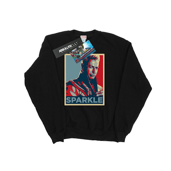 Marvel Herr Thor Ragnarok Grandmaster Sparkle Sweatshirt 3XL Svart Black 3XL