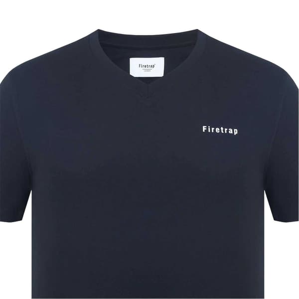 Firetrap Herr Path Logo T-Shirt S Svart Black S