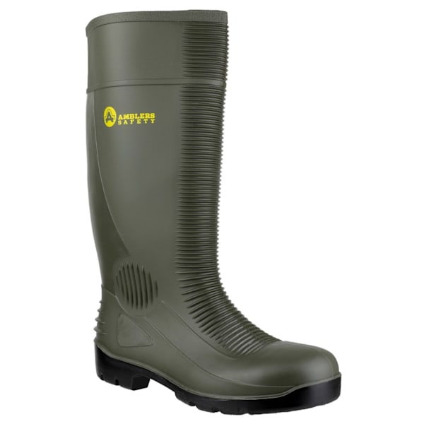 Amblers Steel FS100 Säkerhetsstövlar i PVC för Herrar, Gröna, 45 EUR Green 45 EUR