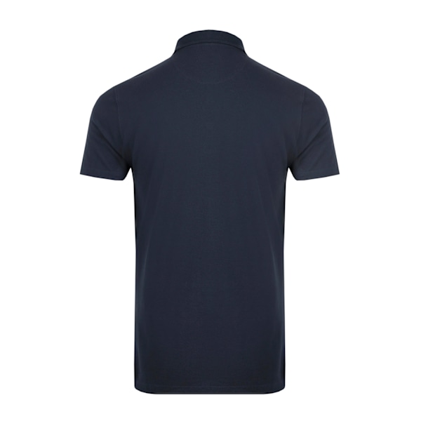 Weird Fish Mens Miles Pique Organic Polo Shirt 4XL Marinblå Navy 4XL