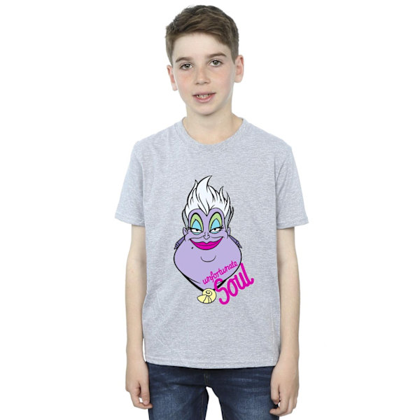 Disney Boys Villains Ursula Unfortunate Soul T-Shirt 9-11 år Sports Grey 9-11 Years