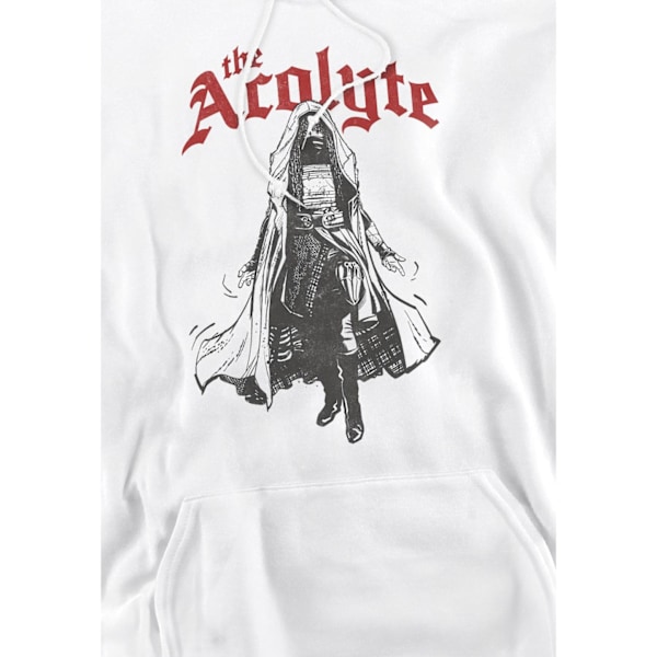 Star Wars: The Acolyte Herr Hoodie med Mörk Sida från High Republic Storlek S Vit White S