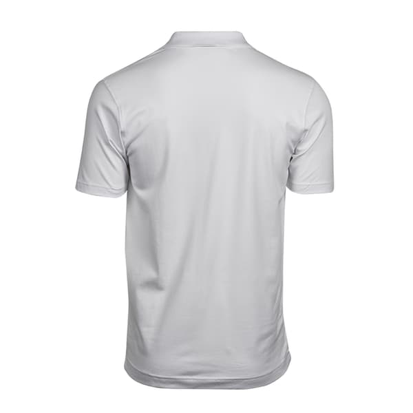 Tee Jays Herr Lyxig Stretch V-ringad Pikétröja L Vit White L