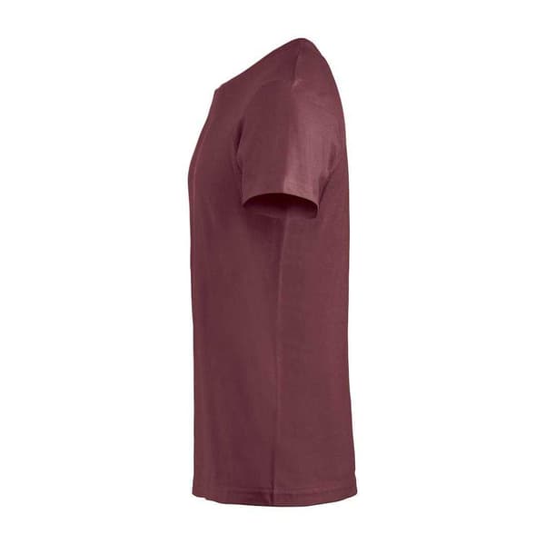 Clique Herr Basic T-shirt 4XL Vinröd Burgundy 4XL