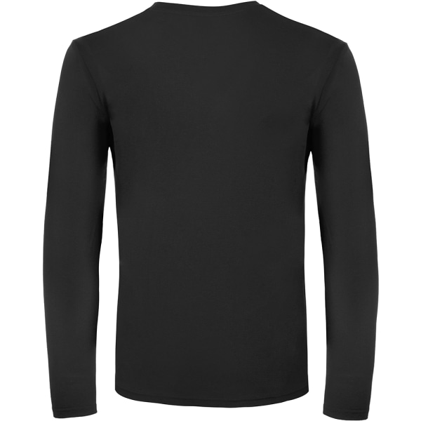 B&C Herr #E150 Långärmad T-shirt XL Mörkgrå Dark Grey XL