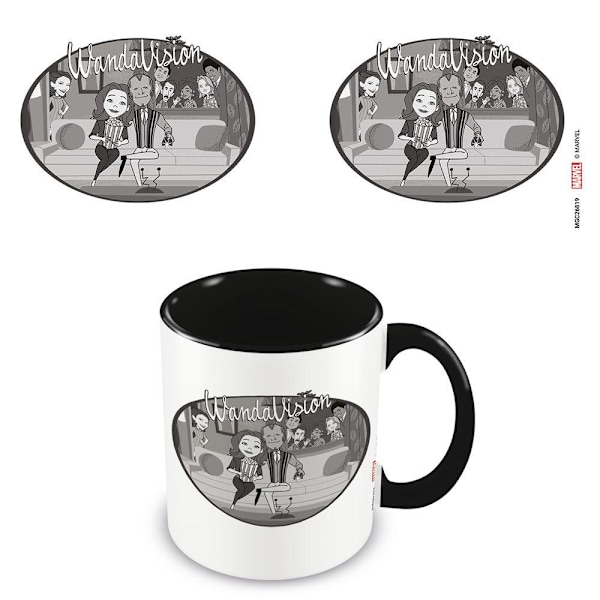 WandaVision Retro Soffa Mugg En Storlek Svart/Vit/Grå Black/White/Grey One Size