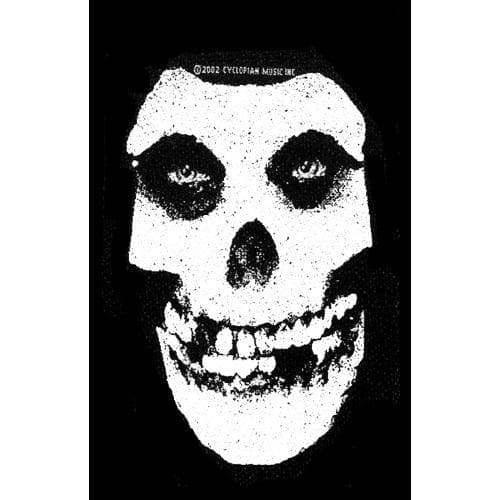 Misfits Skull Patch One Size Svart/Vit Black/White One Size