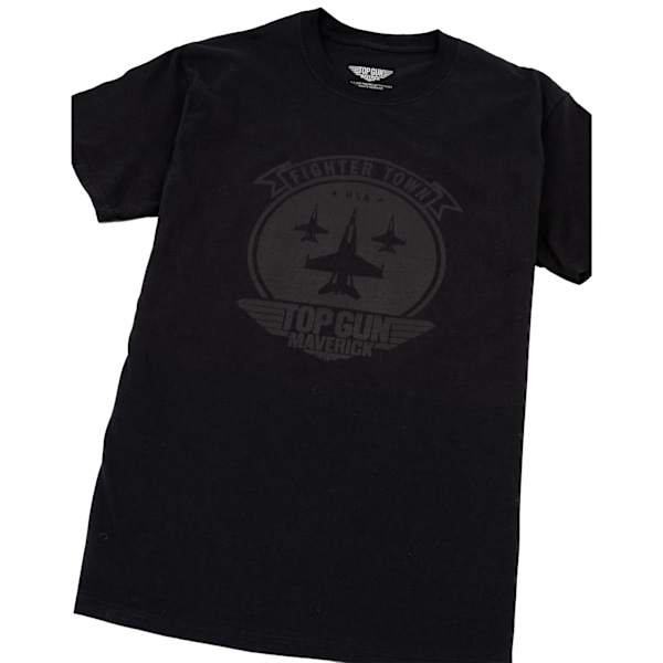 Top Gun: Maverick Mens Fighter Town T-Shirt L Svart Black L