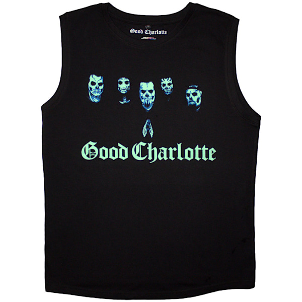 Good Charlotte Unisex Vuxen Generation RX Skull Face Tank Top X Black XL