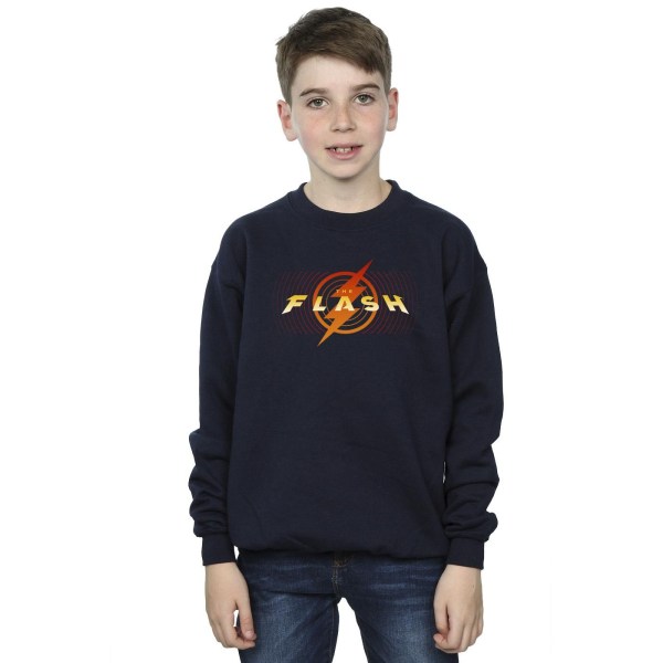 DC Comics Boys The Flash Red Lightning Sweatshirt 9-11 år Na Navy Blue 9-11 Years