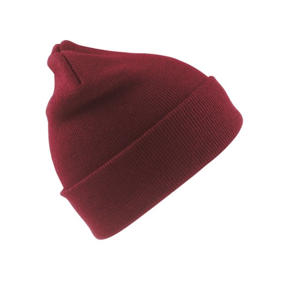 Result Barn/Barn Ski Mössa i Ull En Storlek Bourgogne Burgundy One Size