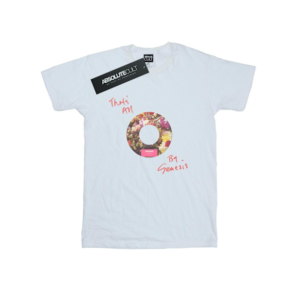 Genesis Womens/Ladies That´s All 45 Bomull Boyfriend T-Shirt S White S