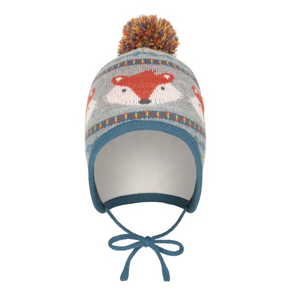 Mountain Warehouse Barn/Barn Fox Trapper Hat En Storlek Grå Grey/Blue/Orange One Size