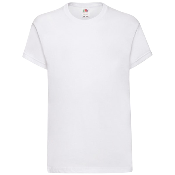 Fruit of the Loom Barn/Barn Original Bomull T-shirt 3-4 år White 3-4 Years