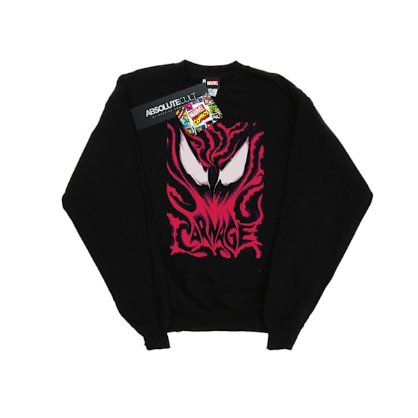 Marvel Boys Venom Carnage Sweatshirt 7-8 år Svart Black 7-8 Years