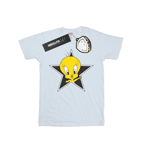 Looney Tunes Tweety Pie Star T-shirt för män, vit, storlek M White M