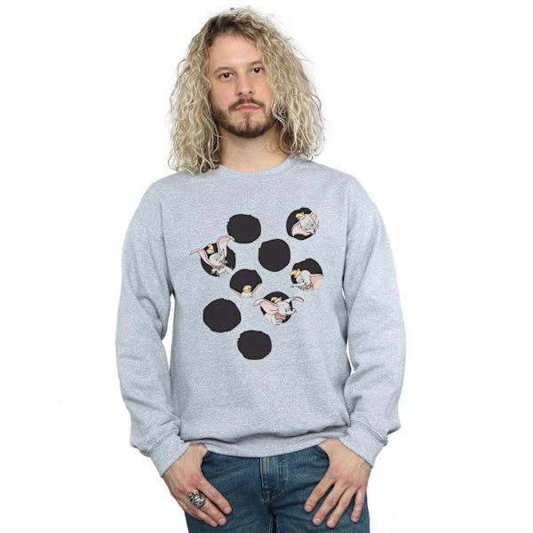 Disney Mens Dumbo Peekaboo Sweatshirt M Sports Grey Sports Grey M