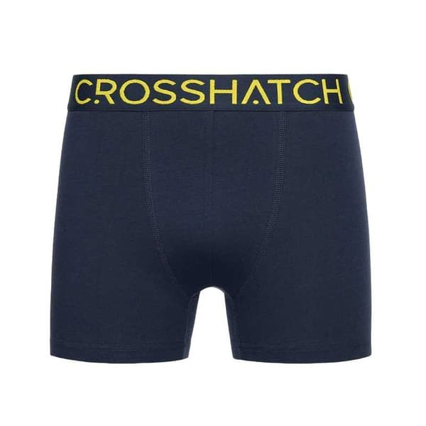 Crosshatch Chasma Boxershorts för män (5-pack) S Marinblå Navy S