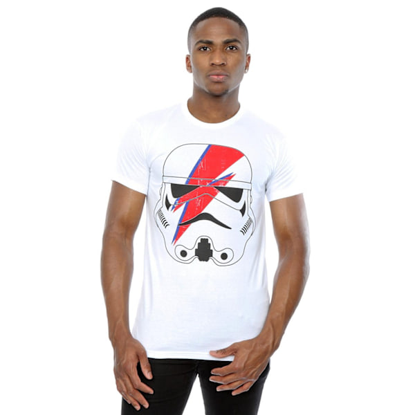 Star Wars Stormtrooper Glam Lightning Bolt T-shirt XXL Vit White XXL