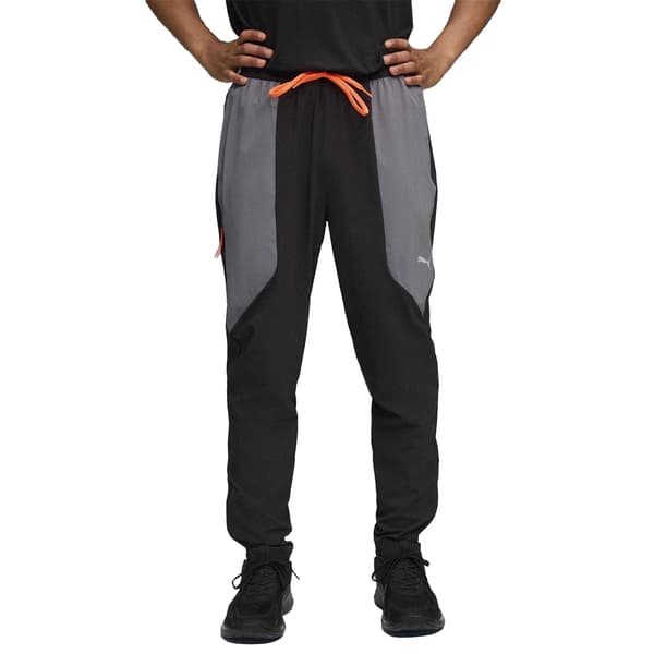 Puma Herr Flex Woven Joggers M R Svart/Grå Black/Grey M R