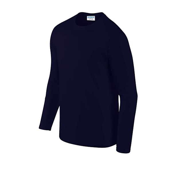 Gildan Unisex Vuxen Softstyle Enfärgad Långärmad T-shirt M Marinblå Navy M