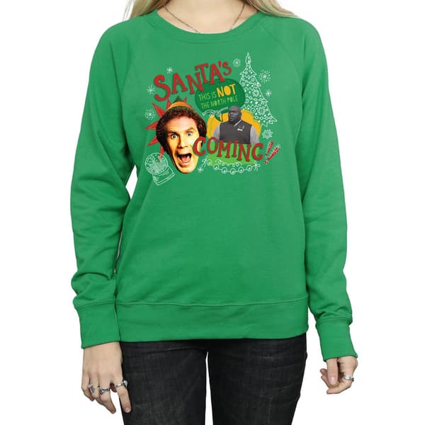 Elf Dam/Damer North Pole Sweatshirt L Irländsk Grön Irish Green L