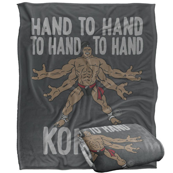 Mortal Kombat Hand To Hand Goro Filt En Storlek Flerfärgad Multicoloured One Size