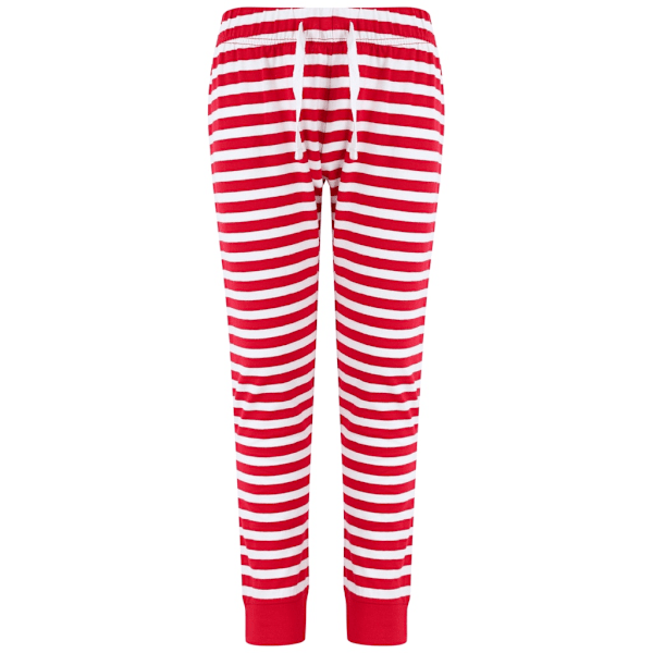 SF Minni Barn/Barn Lounge Byxor 7-8 År Röd/Vit Red/White 7-8 Years