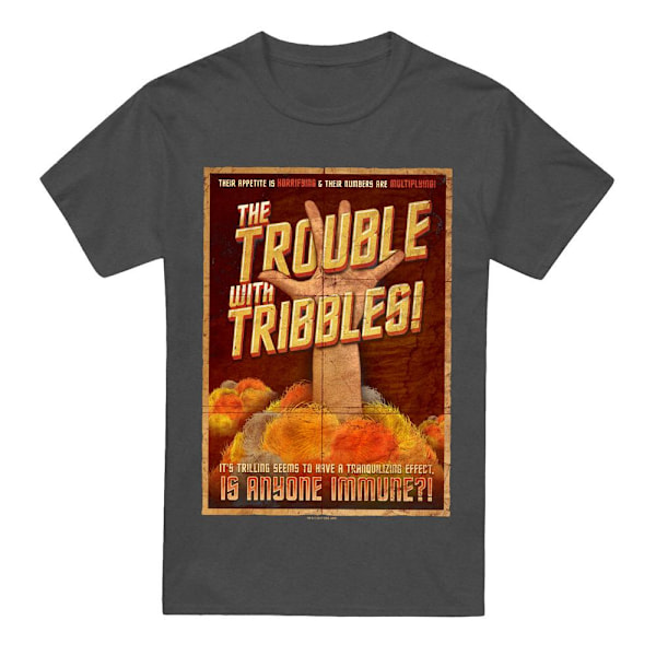 Star Trek Unisex Vuxen Tribbles: Filmen T-Shirt XL Charcoal Charcoal XL