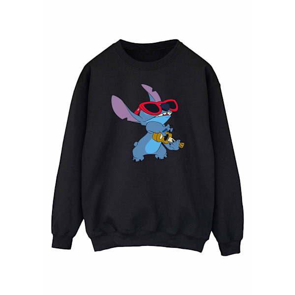 Disney Herr Lilo And Stitch Gitarr Sweatshirt 4XL Svart Black 4XL
