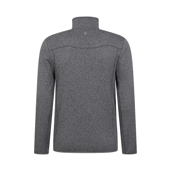 Mountain Warehouse Helford Full Zip Fleece Jacka för Herrar XL Kolgrå Charcoal XL