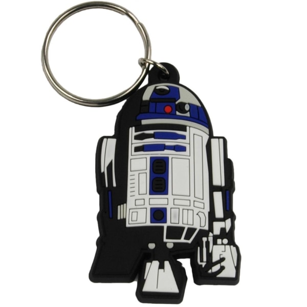 Star Wars Rubber R2-D2 Nyckelring One Size Flerfärgad Multicoloured One Size