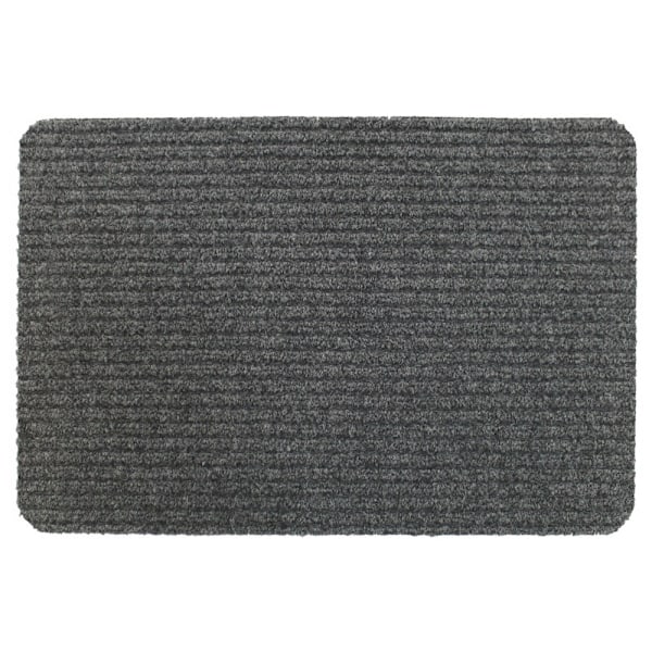 Groundsman Basic Ribbed Dörrmatta 40cm x 60cm Ljusgrå Light Grey 40cm x 60cm