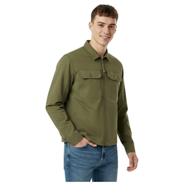 Jack Wills Herr Shire Utility Full Zip Overshirt XL Oliv Olive XL