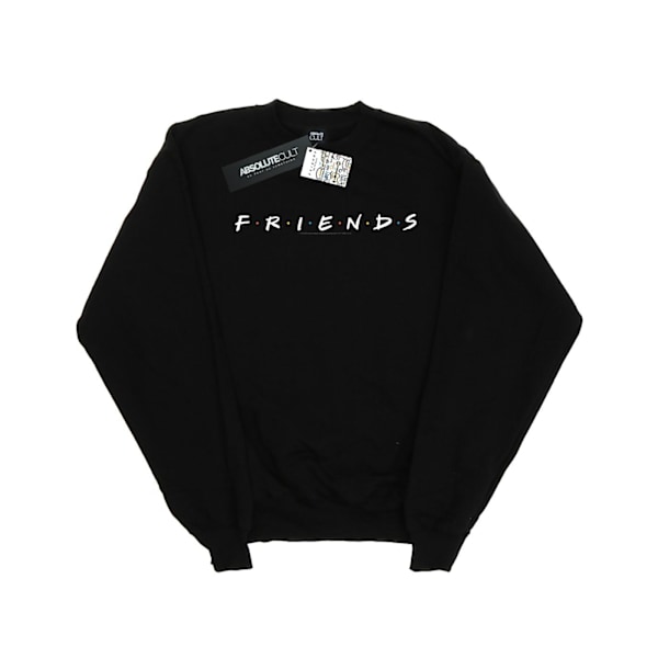 Friends Herrar Text Logo Sweatshirt M Svart Black M