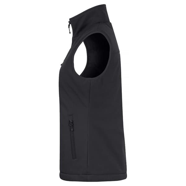 Clique Dam/Dam Softshell Paneler Gilet S Svart Black S