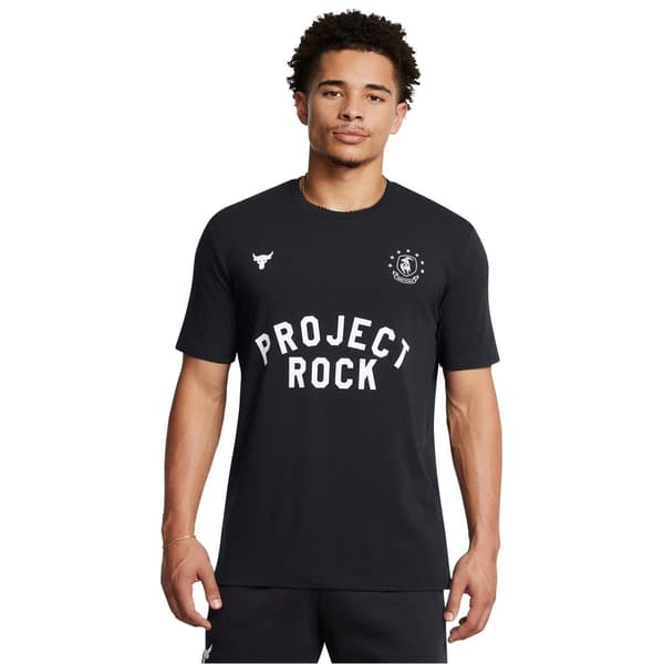 Under Armour Herr Project Rock T-shirt S Svart Black S