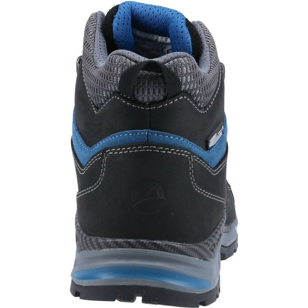 Albatros Mens Tofane CTX Mid S3 Läderskyddsstövlar 10 UK Blac Black/Blue 10 UK