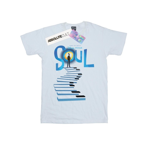 Disney Boys Soul Poster Art T-Shirt 7-8 år Vit White 7-8 Years