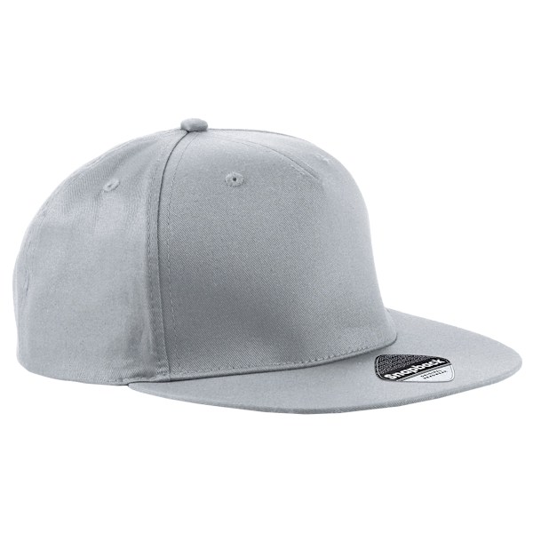Beechfield Unisex Vuxen Snapback Cap En Storlek Ljusgrå Light Grey One Size