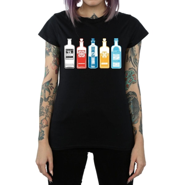 Fantastic Beasts Womens/Ladies Potion Collection T-shirt i bomull Black M