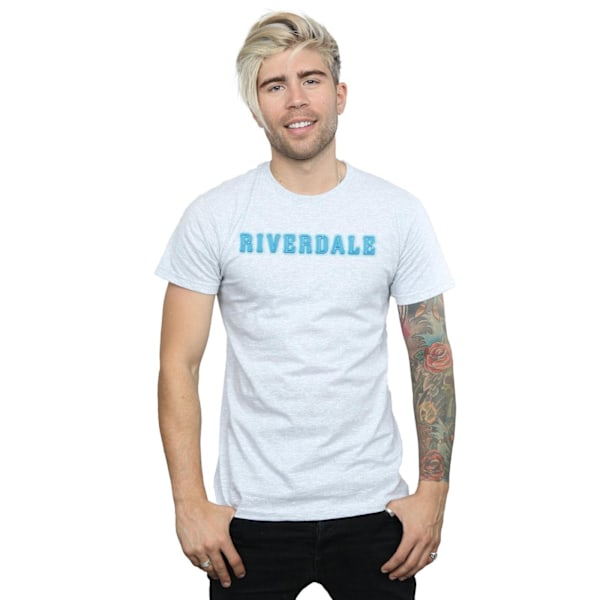 Riverdale Herr Neon Logo T-Shirt S Sports Grey Sports Grey S